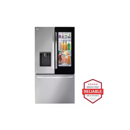 Lg 26 cu. ft. 3-Door French Door Refrigerator LRFOC2606S